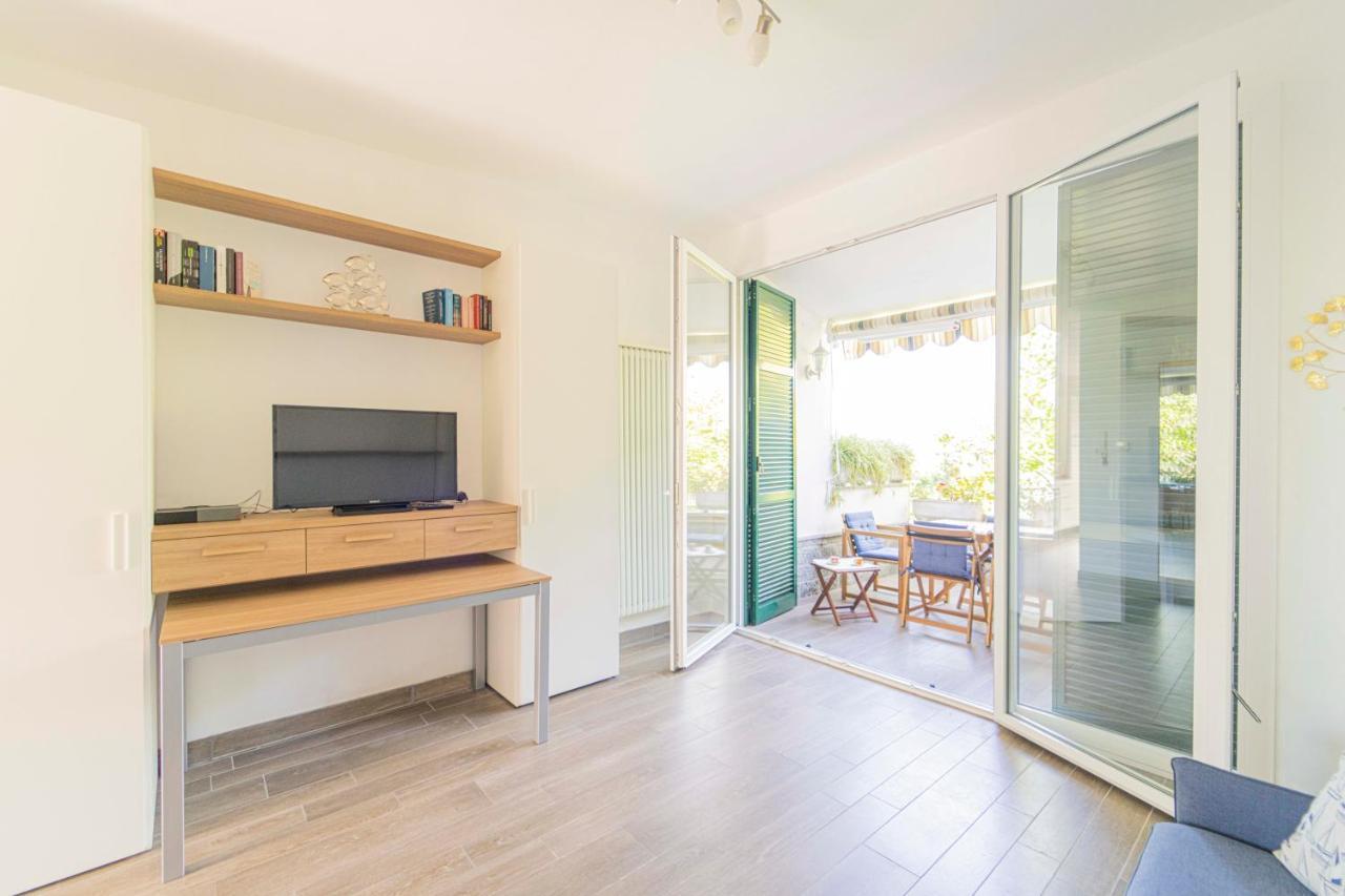 070 - Olanda Con Veranda Vista Mare A 5 Minuti Con Piscina Condominiale Sestri Levante